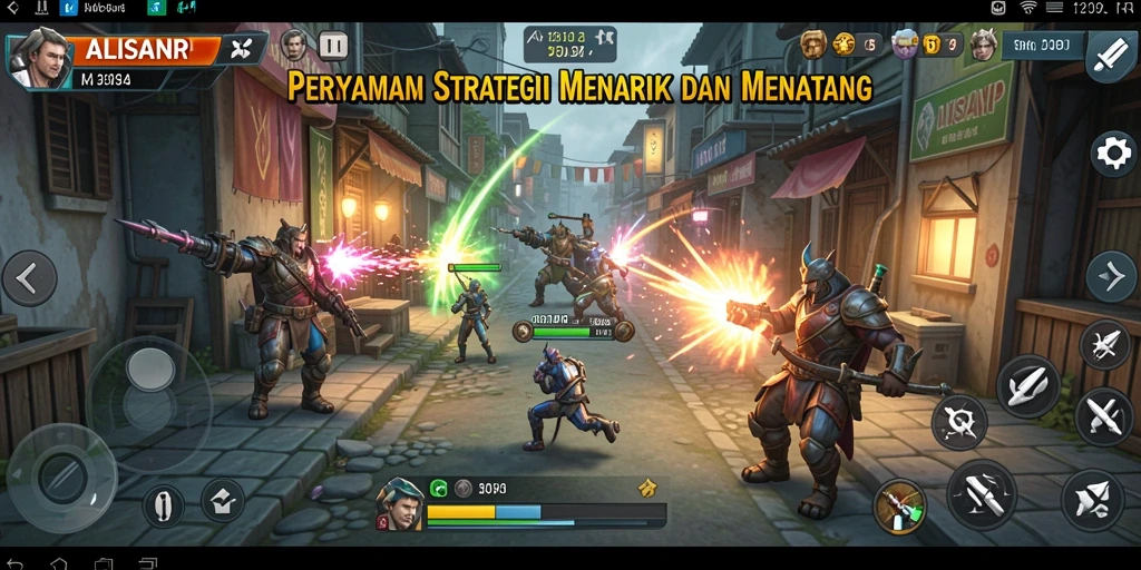 Gameplay menarik dari ALISANRP dengan aksi strategi yang mendebarkan.