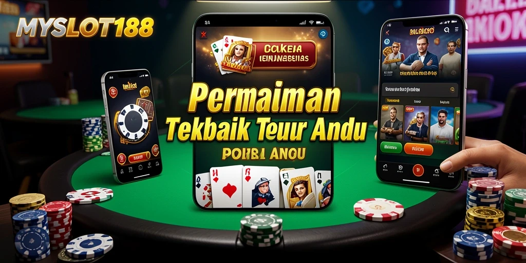 Screenshot MYSLOT188 menampilkan pengunjung yang serius bermain poker.