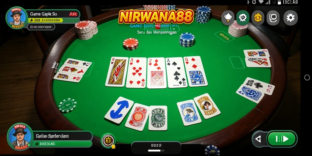 Tampilan gameplay NIRWANA88 yang seru dan interaktif.