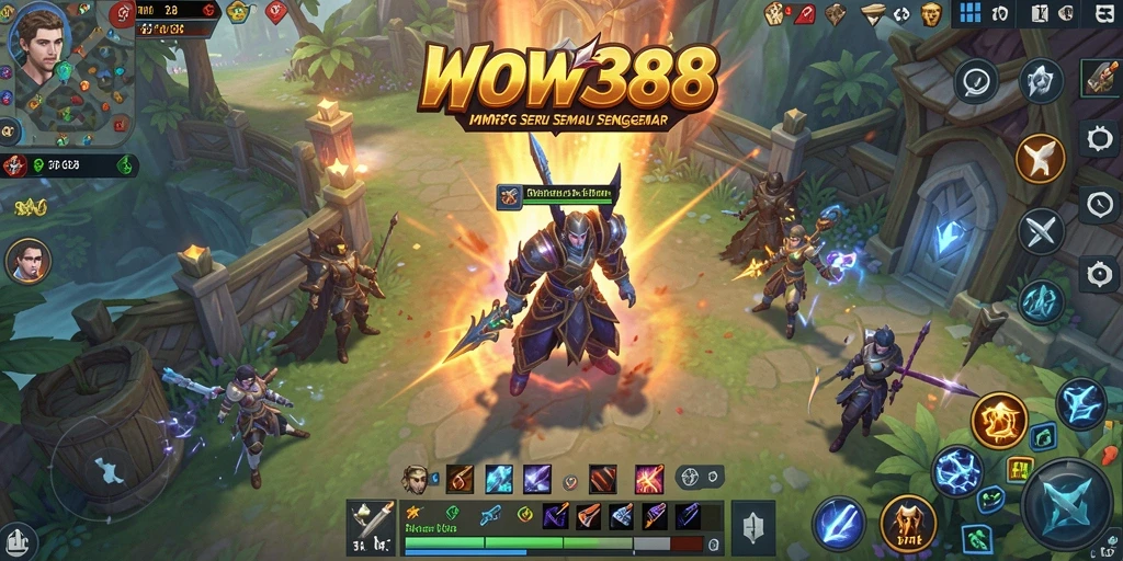 Tampilan gameplay WOW388 dengan aksi petualangan yang mendebarkan.