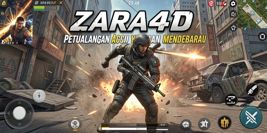 Screenshot ZARA4D menampilkan aksi mendebarkan dalam pertempuran.