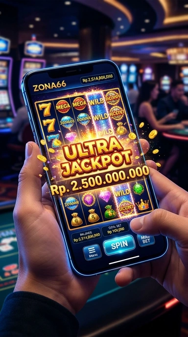 Tampilan utama aplikasi zona66 yang ramah pengguna.